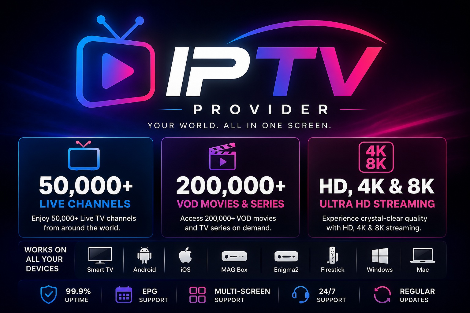 Reliable IPTV provider USA — family watching streaming TV in living room